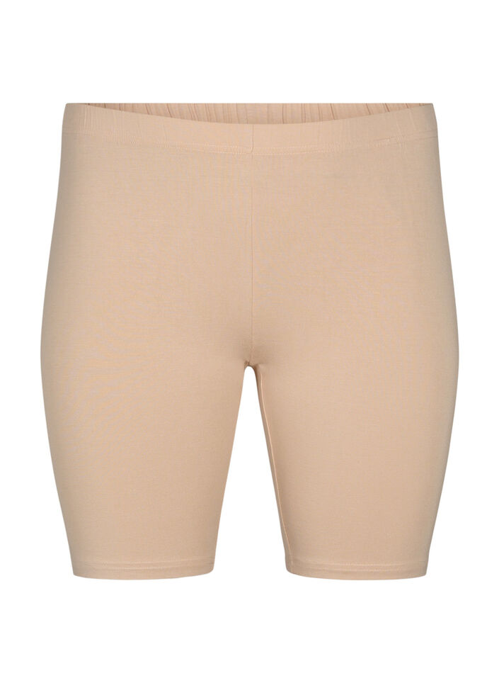 2-pack viscose fietsbroek, Beige, Packshot image number 2