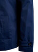 Korte trenchcoat met kraag en raglanmouwen, Blauw, Packshot image number 3