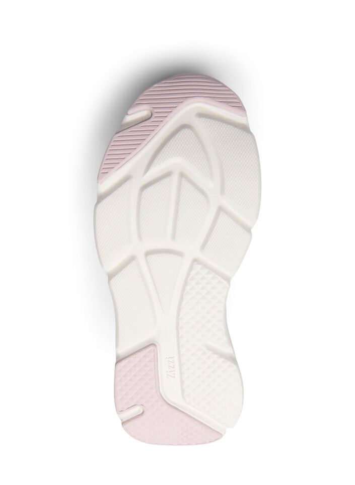 Wide fit - Comfort sneakers met schokabsorberende zool, Whitecap Gray, Packshot