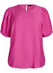 Viscose blouse met 1/2 mouwen, Roze, Packshot image number 0