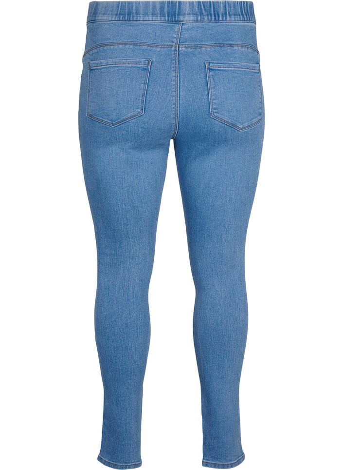 Gescheurde jeggings, Light Blue, Packshot image number 1