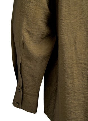 ZizziShirt met studs, Dark Olive, Packshot image number 3