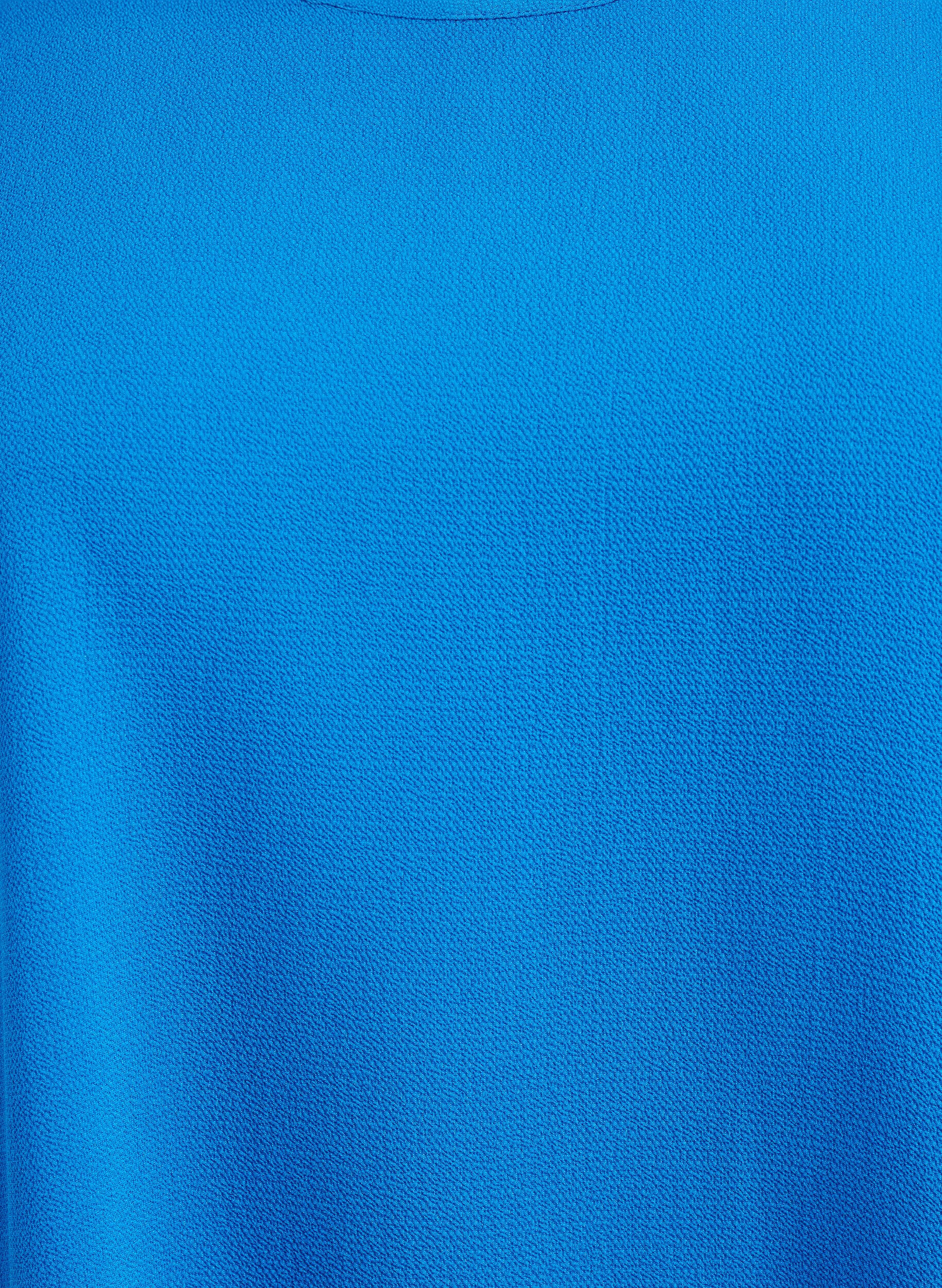 ZizziBlouse met korte mouwen en een ronde halslijn, Blauw, Packshot image number 2