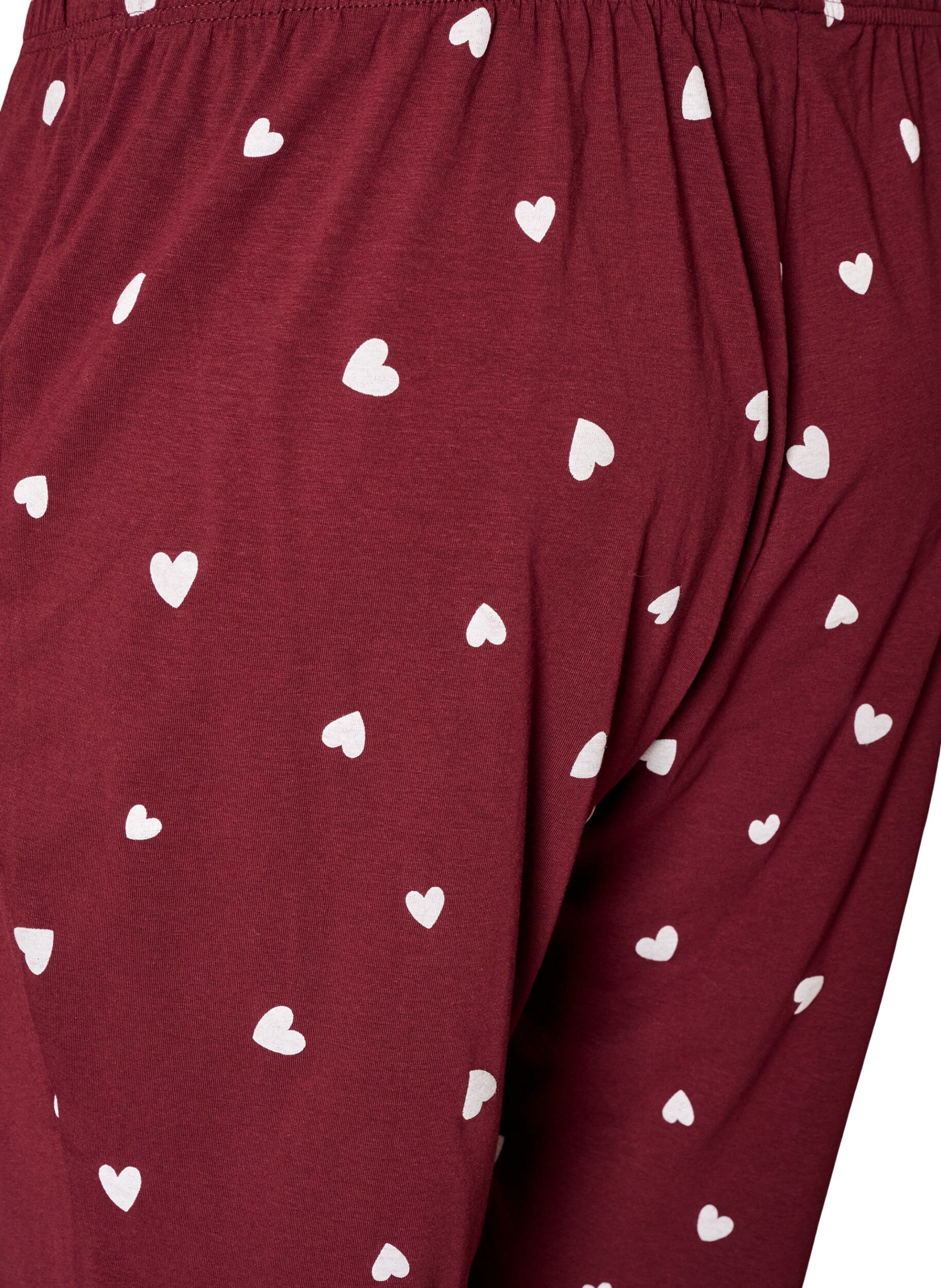 ZizziBedrukte pyjamabroek, Rood, Packshot image number 3