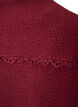 Teddyjas met broderie anglaise rand en hoge kraag, Rood, Packshot image number 4