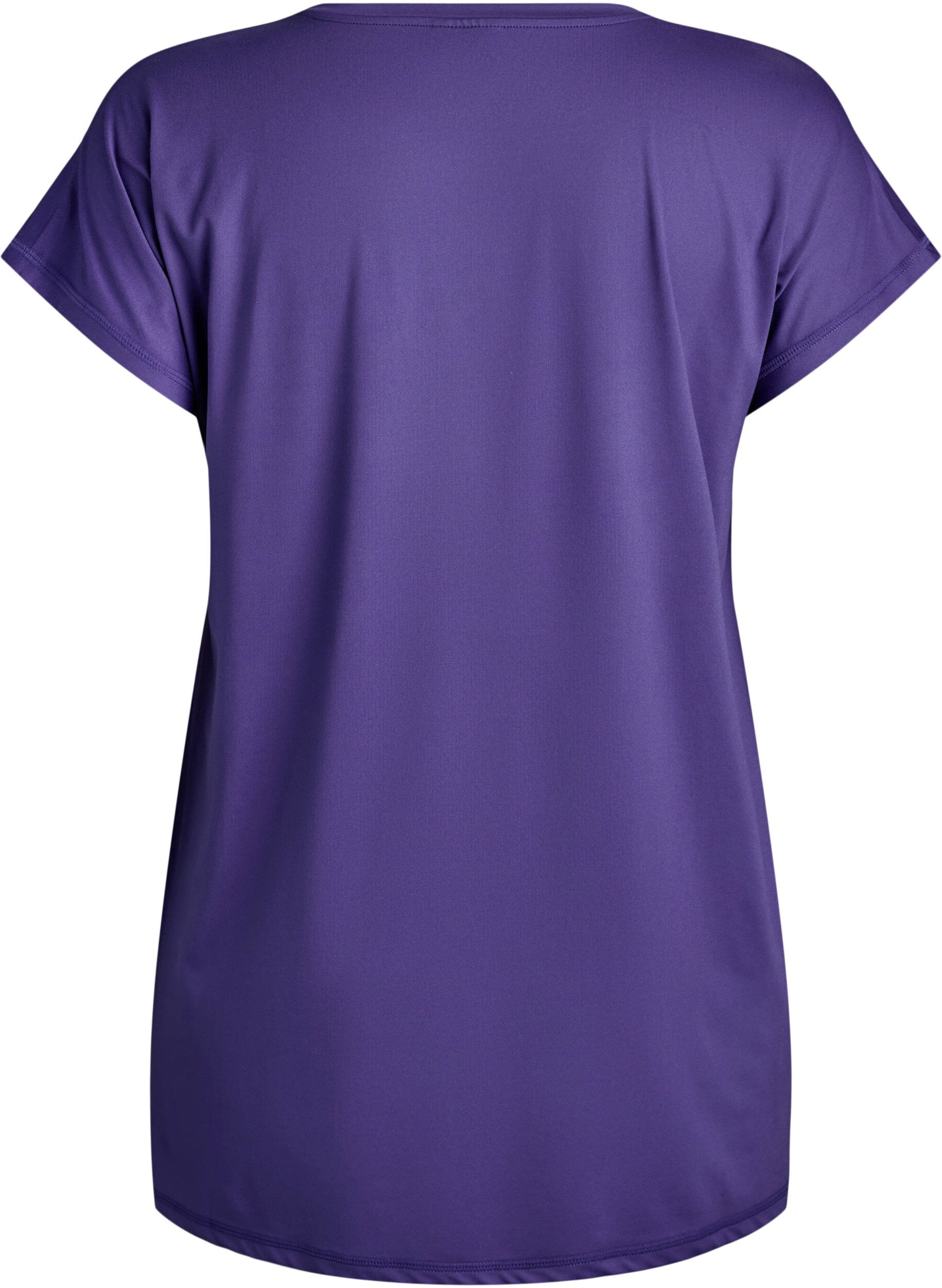 ZizziLang trainings T-shirt, Paars, Packshot image number 1