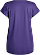 Lang trainings T-shirt, Paars, Packshot image number 1