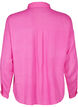 Linnen en viscose shirt met lange mouwen, Roze, Packshot image number 1