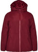 Winterjas met capuchon en verstelbare taille, Rood, Packshot image number 0