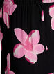 Losvallende viscose broek met print, Zwart, Packshot image number 3