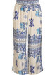 Patternbroek met wijde pijpen, Blauw, Packshot image number 0
