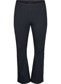Flared jerseybroek, Zwart Flared jerseybroek