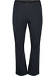 Flared jerseybroek, Zwart, Packshot image number 0