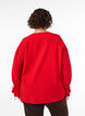 Viscose blouse met strikjes en ruches, Rood, Model image number 2