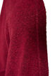 Geribd gebreid vest met zakken, Rood, Packshot image number 2