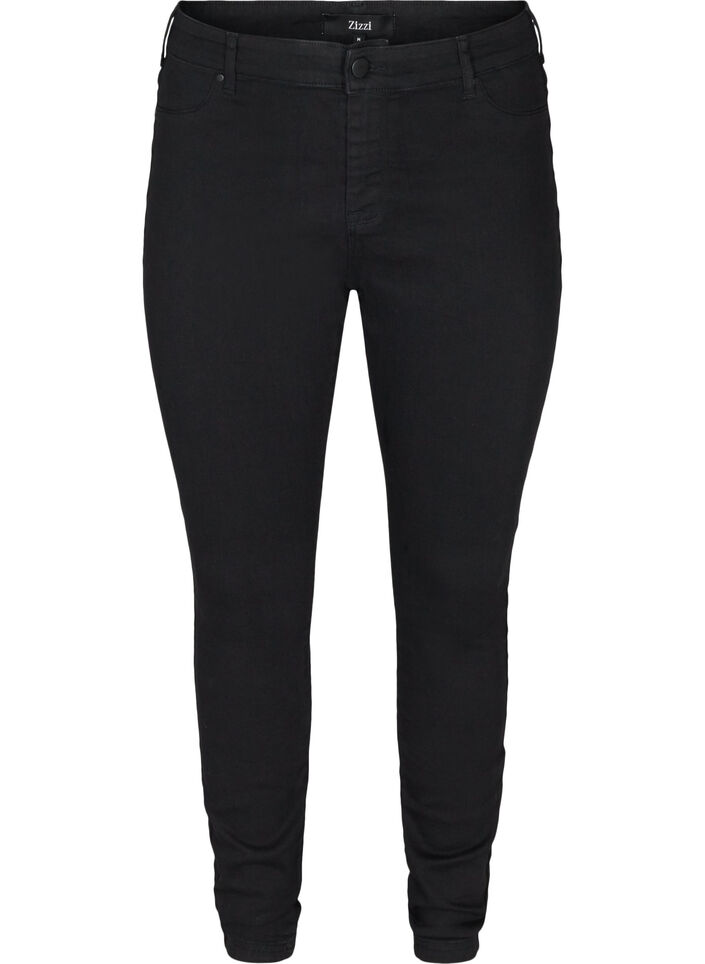 Jeggings van katoenmix, Black, Packshot image number 0