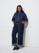 Sweatshirt met capuchon, ritssluiting en zakken, Blauw, Model image number 1