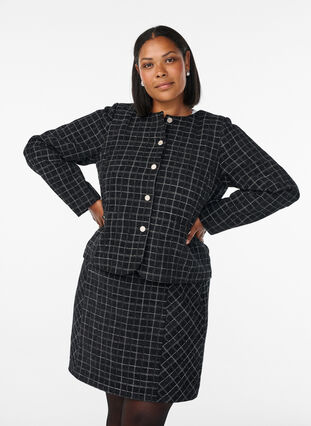 ZizziGeruite rok, Black Check, Model image number 0