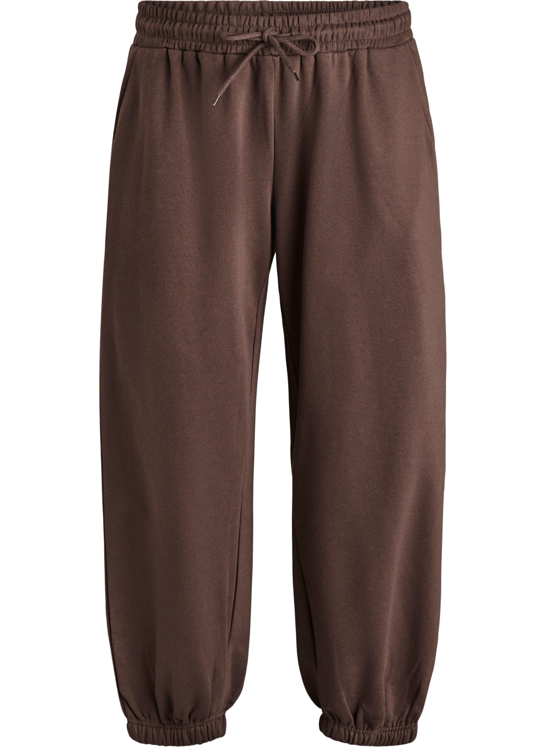 High-waist joggingbroek met zakken