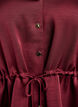 Feestblouse in satijnlook met knoopjes en verstelbare taille, Donker Bordeaux, Packshot image number 2