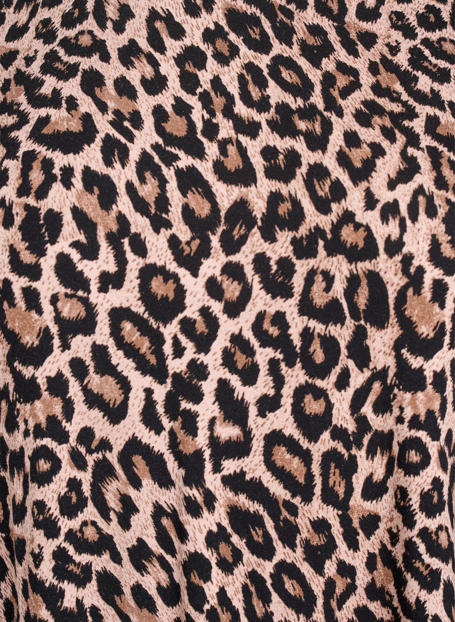 ZizziBlouse met lange mouwen en luipaardprint, Bruin, Packshot image number 2