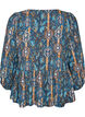 Blouse met paisleyprint en kanten detail, Blauw, Packshot image number 1