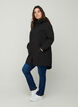 Softshell jas met capuchon, Zwart, Model image number 1