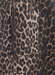 Pinafore jurk met zakken en luipaardprint, Bruin, Packshot image number 3