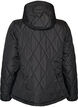 Licht gewatteerd jack met diamant-quilt, Zwart, Packshot image number 1