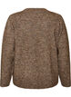 Jumper met V-hals, Bruin, Packshot image number 1