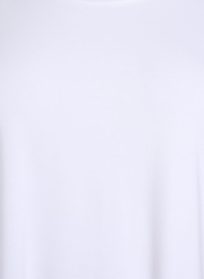 Los T-shirt met ronde hals, Wit, Packshot image number 2