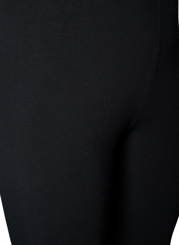 Flared jerseybroek, Zwart, Packshot image number 2