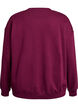 Sweatshirt met motief, Donker Bordeaux, Packshot image number 1