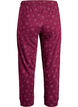 Katoenen pyjamabroek met hoge taille, Donker Bordeaux, Packshot image number 1