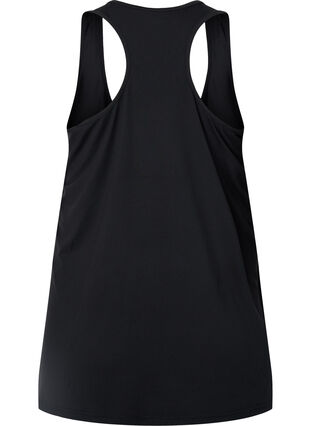 ZizziSporttop met kruisband op de rug, Black, Packshot image number 1