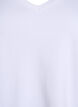 Basic V-hals T-shirt in biologisch katoen, Wit, Packshot image number 2