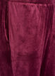 Losvallende fluwelen broek, Donker Bordeaux, Packshot image number 2