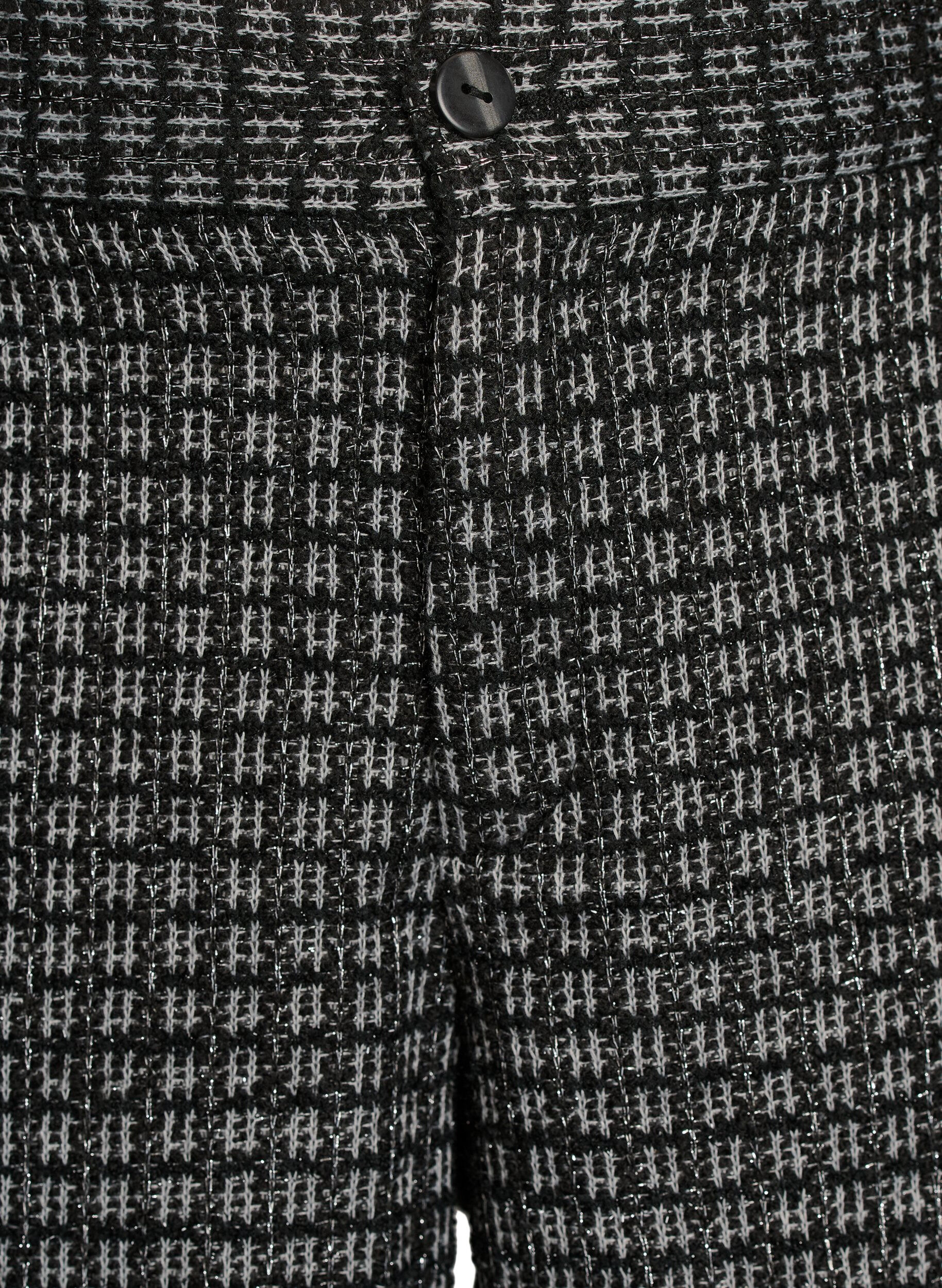 ZizziLichte boucl&eacute; shorts met zakken, Zwart, Packshot image number 2