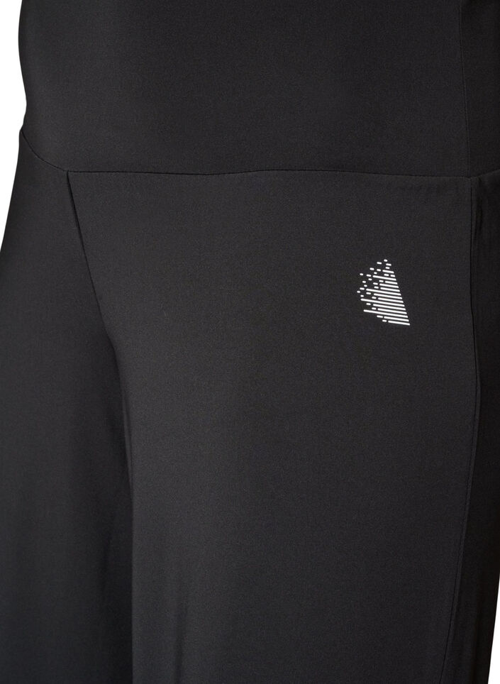Wide fit trainingsbroek, Zwart, Packshot image number 2
