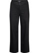 Jeans met hoge taille en wijde pijpen, Zwart, Packshot image number 0