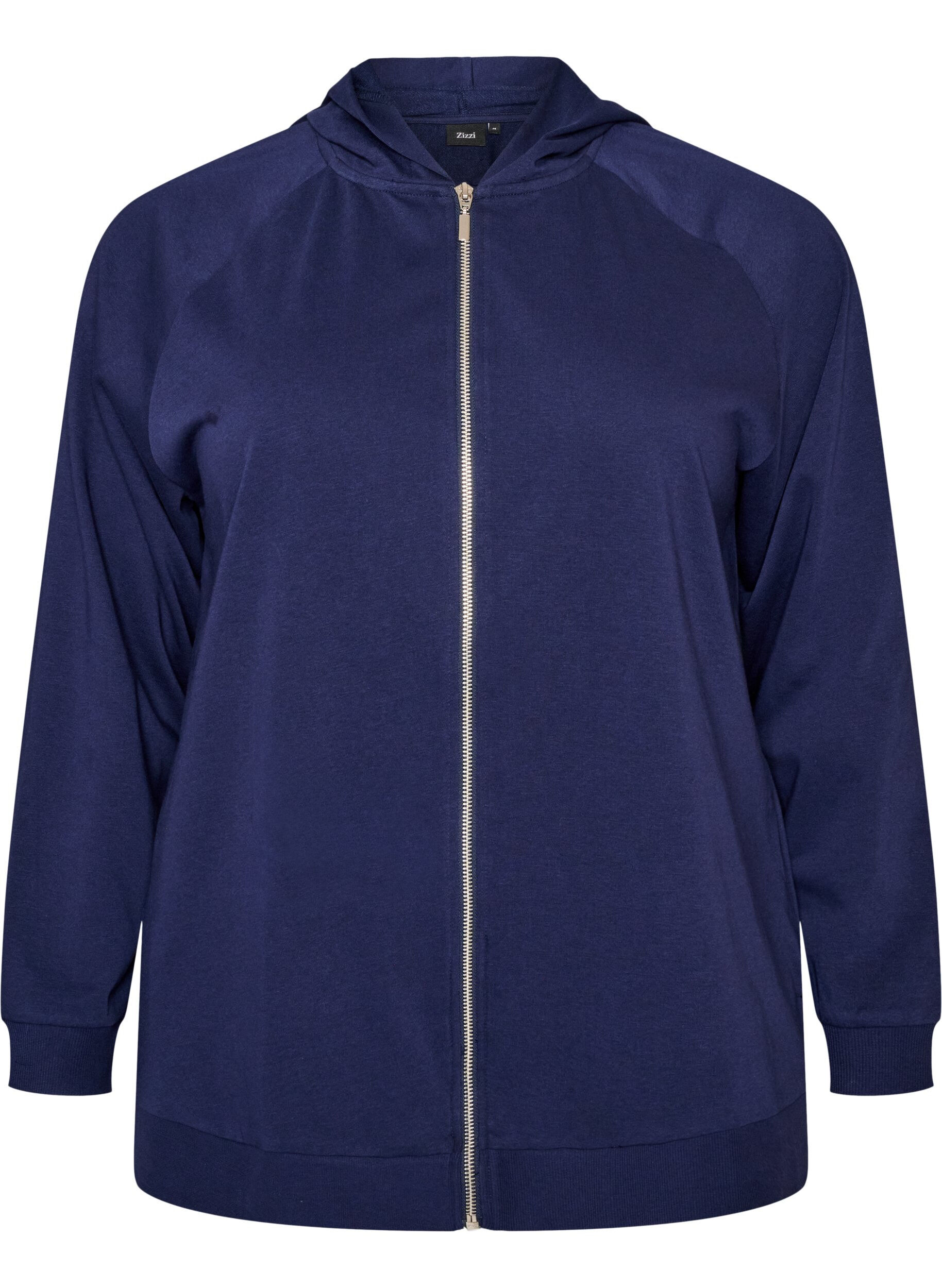 Sweatvest met capuchon en zakken