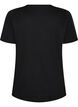 T-shirt met motief, Zwart, Packshot image number 1