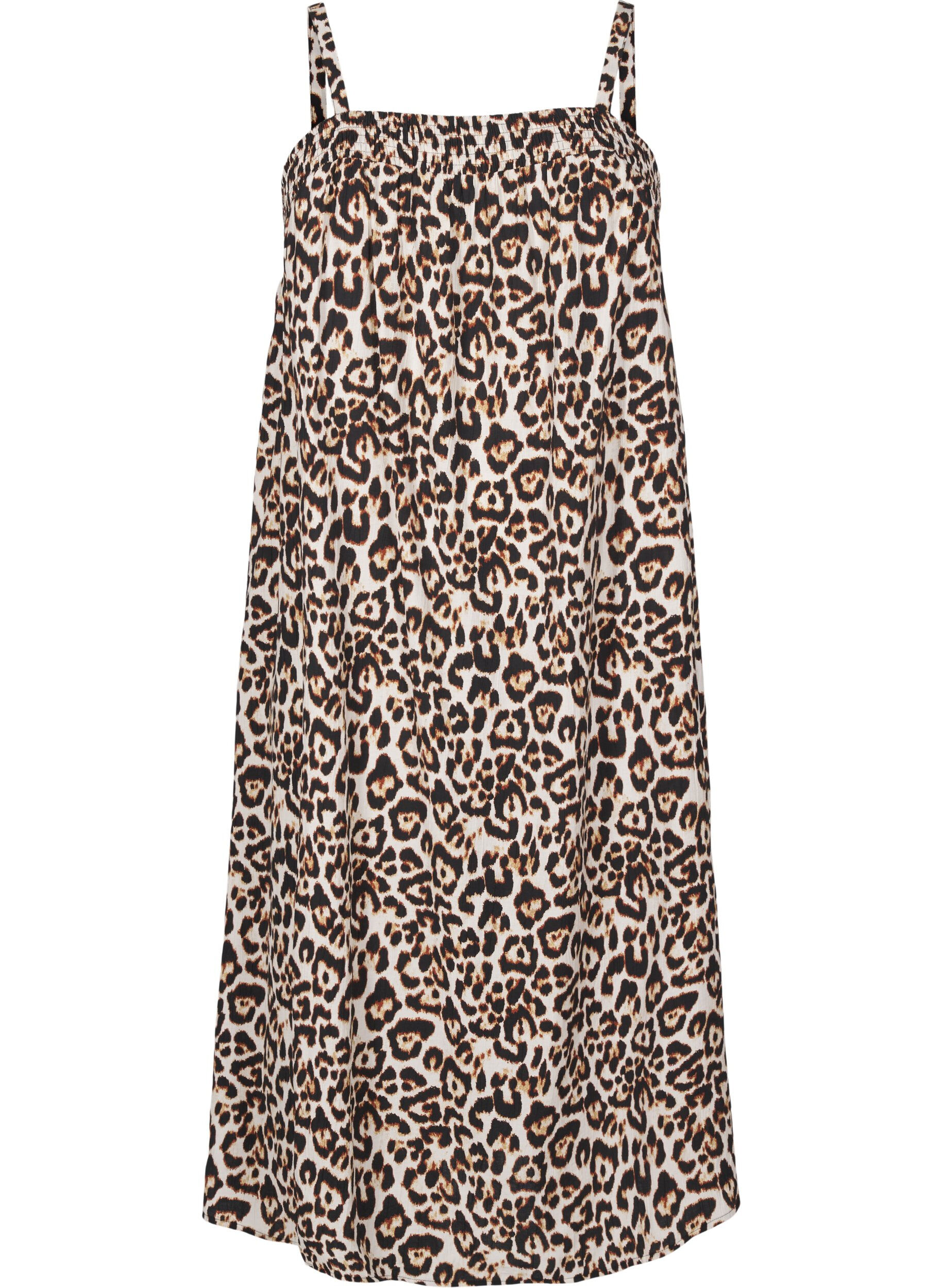 Midi slip jurk van viscose