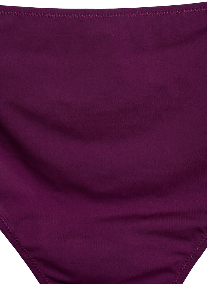 Brazilian bikinibroekje met een normale taille, Paars, Packshot image number 2