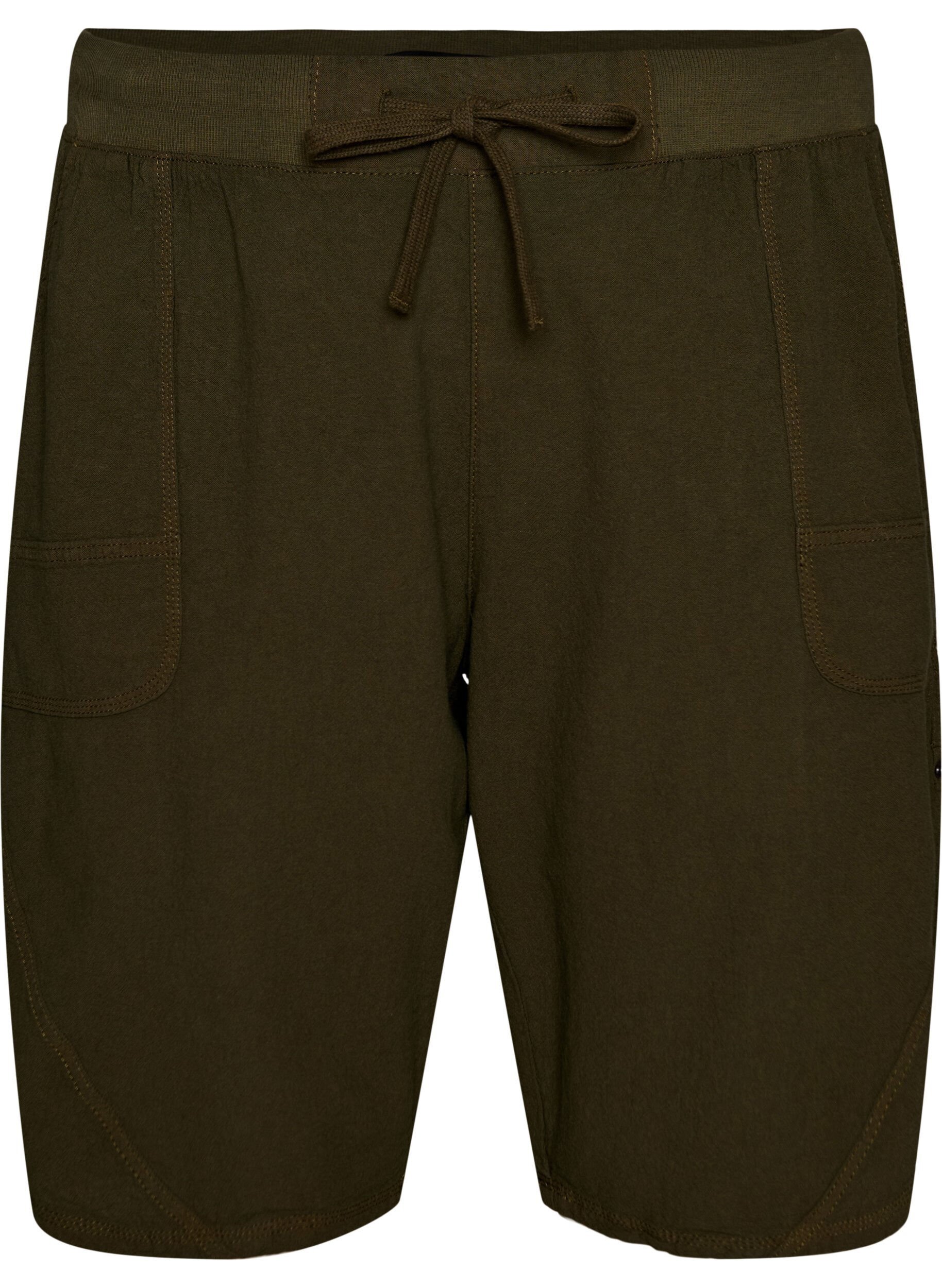 Losse katoenen short met zakken