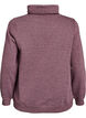 FLASH - Sweatshirt met hoge kraag en zakken, Rood, Packshot image number 1