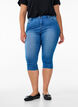High waist Amy capri jeans met super slim fit, Blauw, Model image number 2