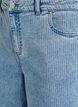 Pinstripe wijde-pijp culotte-jeans, Blauw, Packshot image number 2