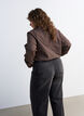 Geruit overhemd met strasssteentjes, Bruin, Model image number 2