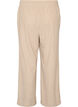 Corduroy broek met wijde pijpen en een hoge taille, Beige, Packshot image number 1